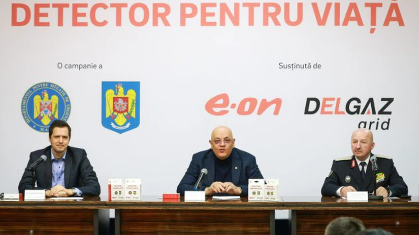 E.ON și Delgaz Grid donează 10.000 de detectoare de fum către gospodării din 20 de județe în cadrul campaniei „Detector pentru viață”