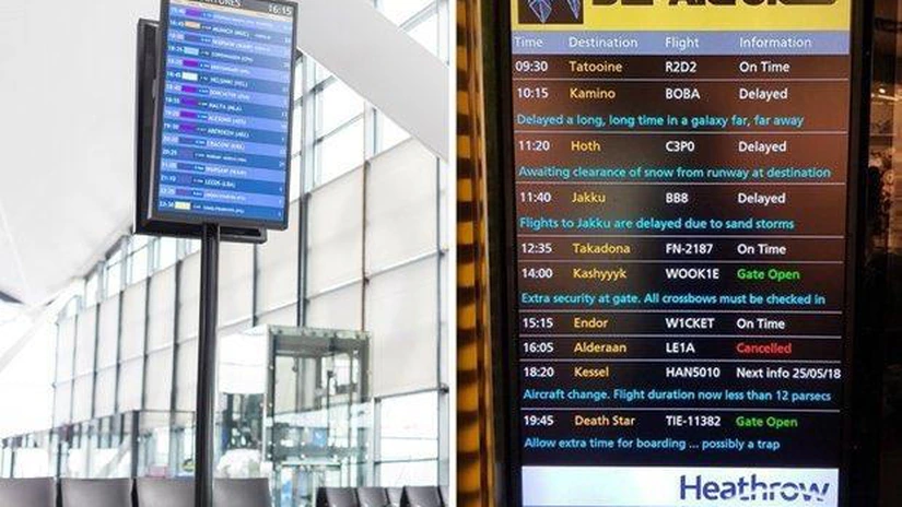 UPDATED. Aeroportul Heathrow din Londra, închis din cauza unui incendiu care a dus la o pană de curent. Zborurile de la București, anulate