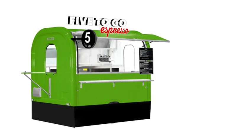5 to go lansează noul concept de franciză Espresso, pentru vânzarea de cafea din rulotă