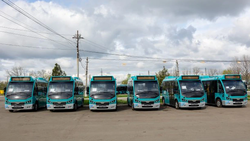 Primăria Galați a primit primele microbuze electrice Karsan e-Jest cumpărate pentru a face legătura cu comuna Vânători