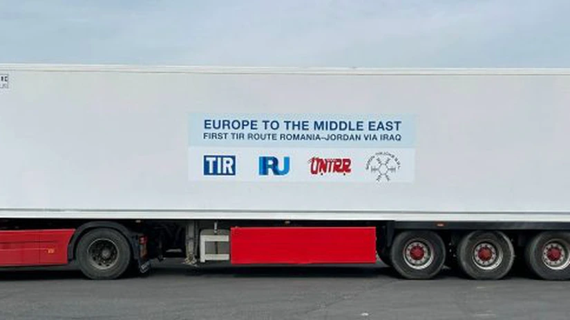 UNTRR anunță efectuarea primei curse sub acoperirea Convenției TIR între România și Iordania, cu tranzitarea Irakului