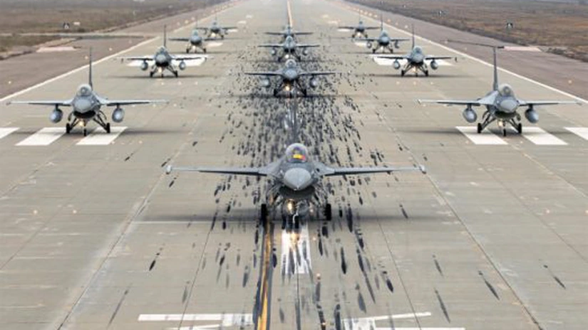 Cele 18 avioane F-16 pe care Olanda le-a transferat pentru testări vor rămâne definitiv în România. Vom avea patru escadrile de F-16