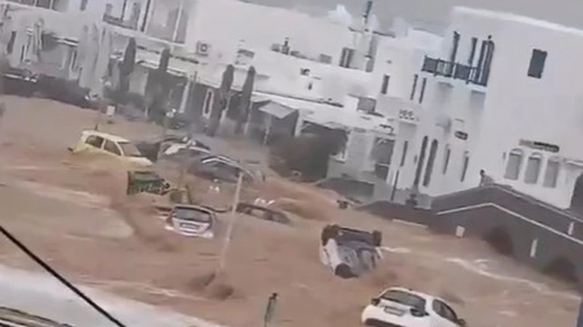 VIDEO - Dezastru în Grecia. Furtuni puternice au provocat inundaţii în mai multe insule