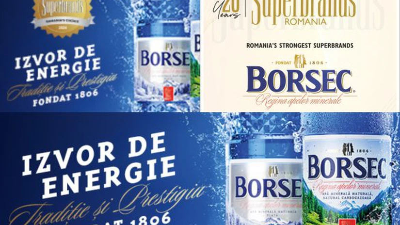 Borsec, reconfirmat Superbrand pentru a opta oară