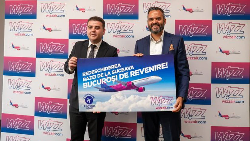 Wizz Air redeschide baza de la Suceava și lansează opt rute noi. Peste 169.000 de locuri suplimentare în sezonul de iarnă