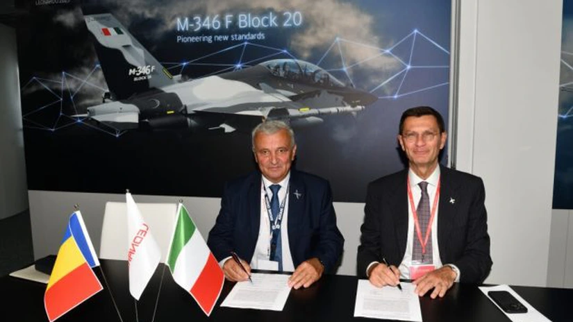 Compania italiană Leonardo și Avioane Craiova au semnat un acord de cooperare tehnologică și industrială
