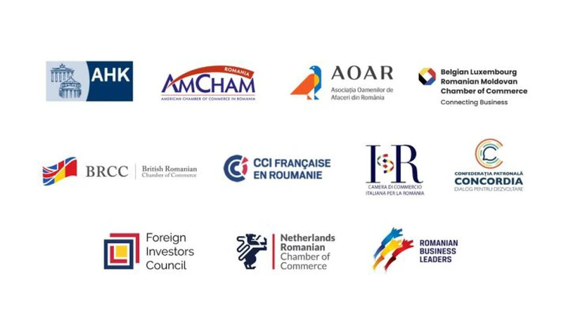 11 organizații ale mediului de afaceri, îngrijorate că dezbaterea privind redresarea economică se concentrează pe creșterea taxelor