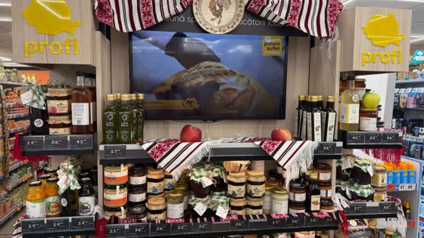 Profi a ajuns cu „Raftul cu Bunătăți Locale