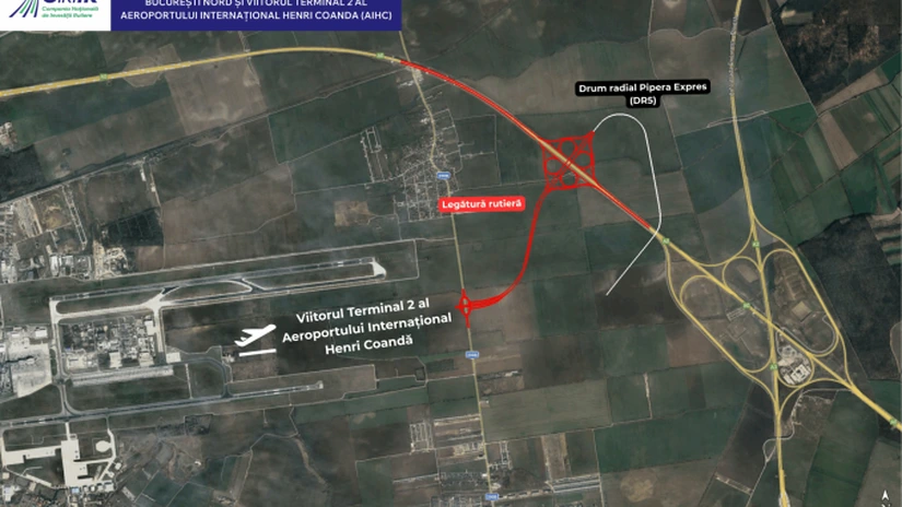 CNIR preia proiectul Drumului de Legătură între Autostrada A0 București și viitorul Terminal 2 al Aeroportului Otopeni
