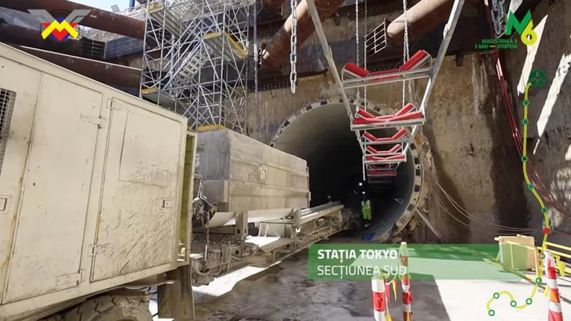 VIDEO Metroul de Otopeni: Cum au evoluat lucrările pe cele două secțiuni ale Magistralei 6 în luna mai