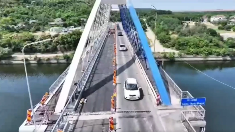 Pod peste Canalul Dunăre - Marea Neagră: Constructorul Geiger a ajuns la un stadiu de 64%