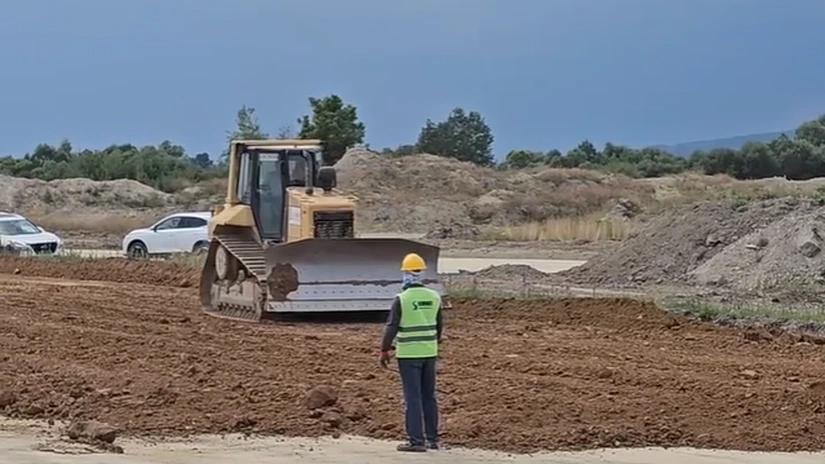 VIDEO Autostrada A13 Sibiu - Făgăraș: Au început lucrările efective de construcție pe lotul 4