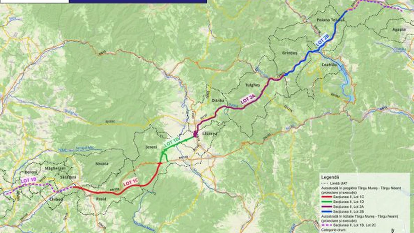 Autostrada Unirii A8: Azi au fost semnate ultimele două contracte ale secțiunii montane, cu 47 de kilometri