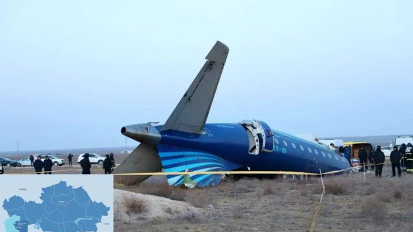 Azerbaidjanul vrea să dea Rusia în judecată pentru doborârea unui avion de pasageri, anul trecut. Putin nu recunoaște că rușii au doborât avionul