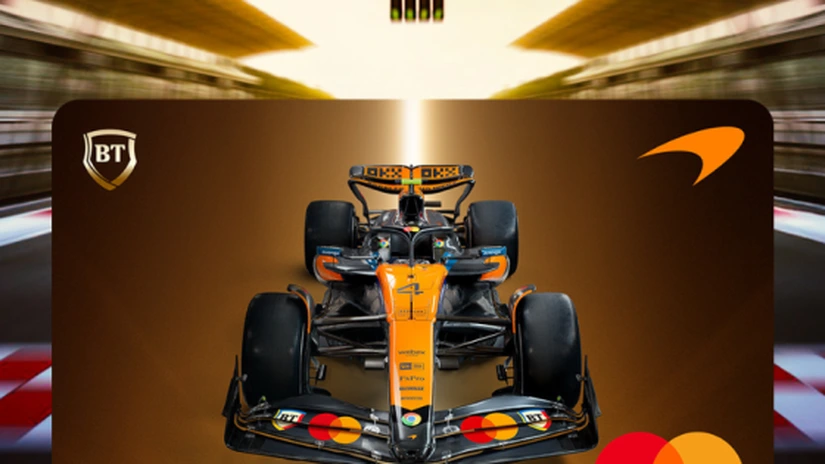 Anunț în premieră pentru clienții Banca Transilvania! Pot lua carduri speciale sub brandul McLaren din Formula 1. Ce beneficii au