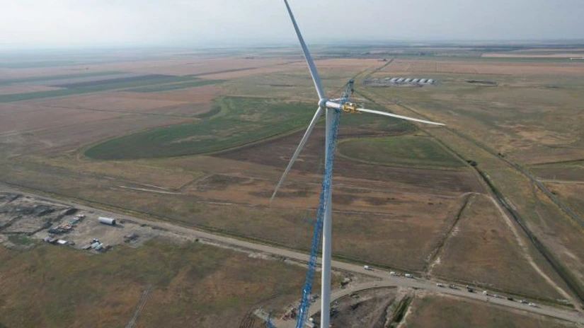 Cea mai mare turbină eoliană din România. Rezolv Energy a pus prima unitate Vestas de 6,4 MW în parcul eolian VIFOR din Buzău
