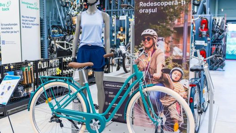 România este una dintre primele trei piețe pentru Decathlon la creșterea vânzărilor de biciclete