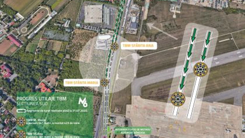 VIDEO Metroul de Otopeni: Ce progrese au făcut Sf Maria și Sf Ana luna trecută