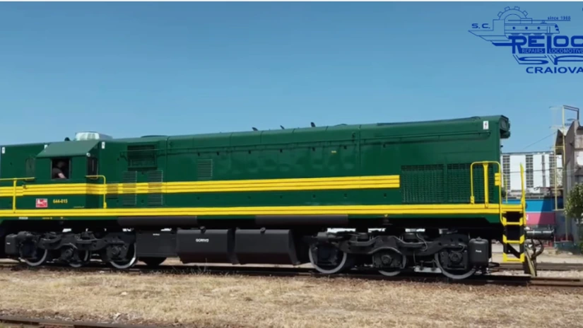VIDEO Reloc Craiova a livrat locomotiva reparată pentru 