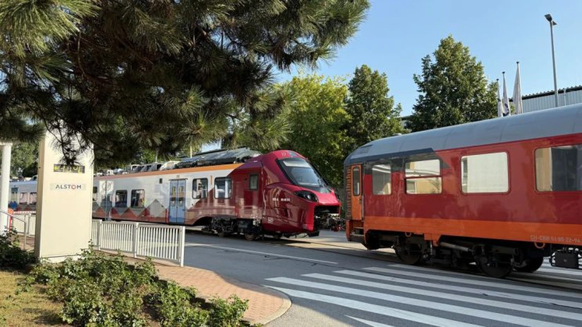 FOTO Al cincilea tren Alstom pentru ARF a plecat de la fabrica din Germania către România