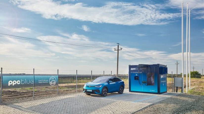 Energie verde gratuită pentru posesorii de mașini electrice. PPC Renewables România a lansat o soluție de încărcare rapidă, cu stocare inclusă
