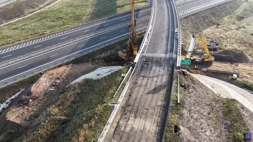 Autostrada A10 Sebeș - Turda: Probleme la pasajul peste A1? Ce lucrări spune CNAIR că se execută pe cheltuiala constructorului