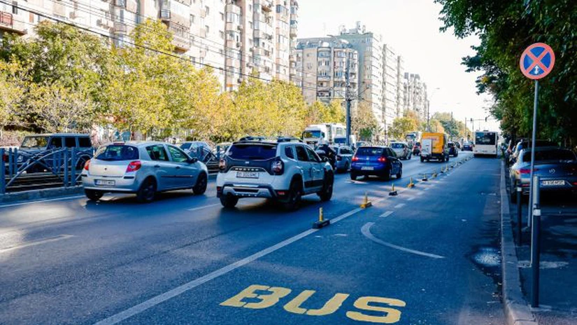 Două noi benzi unice pentru autobuze în București. Care este rezultatul și unde urmează să mai fie amenajate