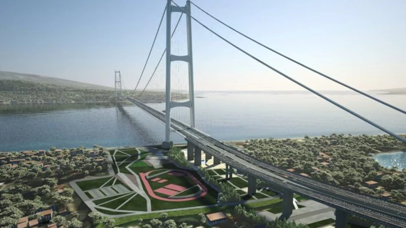 Cel mai lung pod suspendat din lume. Mega-structura va lega Sicilia de Italia continentală, peste Strâmtoarea Messina. Guvernul de la Roma nu va finanţa proiectul din fonduri pentru apărare