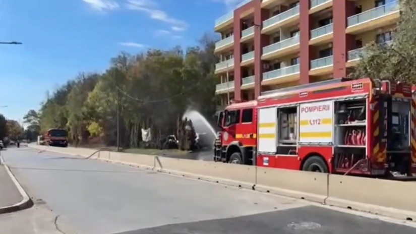 Țeavă de gaze, fisurată în Voluntari. 58 de persoane au fost evacuate dintr-un hotel