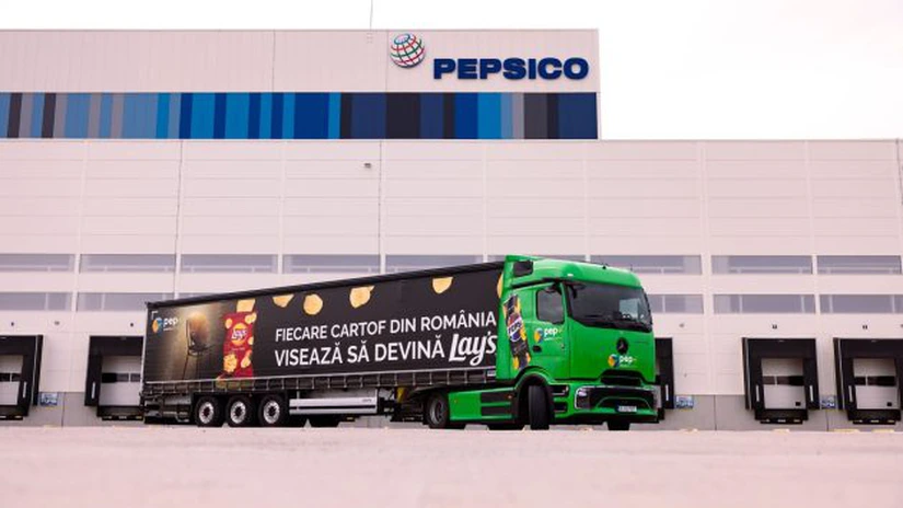 PepsiCo integrează în flota sa camionul electric Mercedes-Benz eActros 600, care va deservi ambele fabrici deținute de companie în România