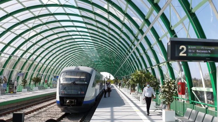 Trenul Gara de Nord - Aeroport Otopeni. Circulaţia va fi modificată din cauza unor lucrări