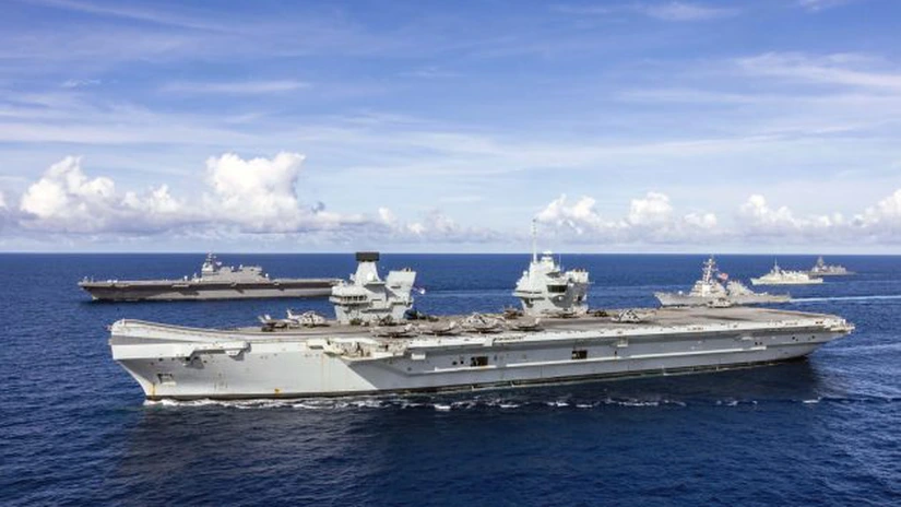 Un portavion britanic este pus sub comanda directă a NATO