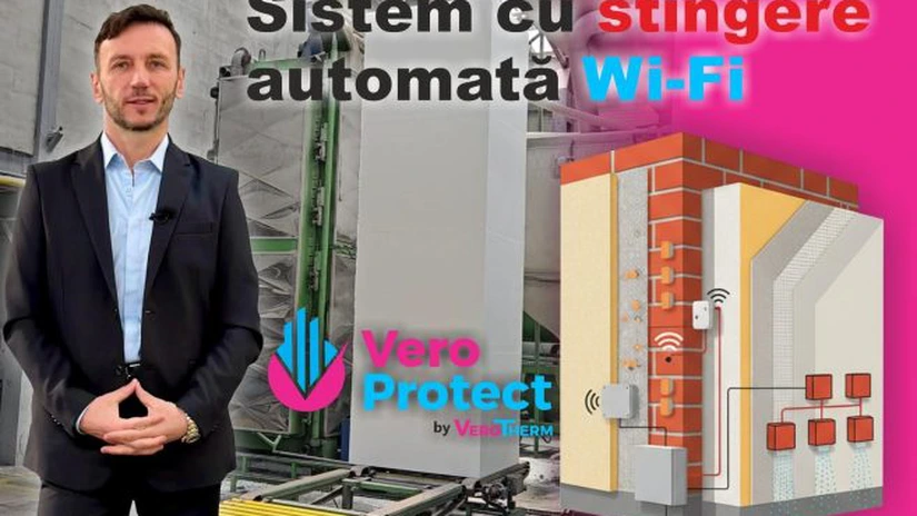 Vicențiu Mocanu, fondator VeroTherm, anunță lansarea VeroProtect, primului sistem inovator de polistiren cu protecție activă la incendiu din Europa Centrală și de Est