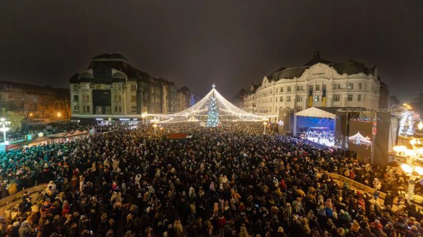 Târgul de Crăciun din Timişoara a atras peste 1,7 milioane de vizitatori