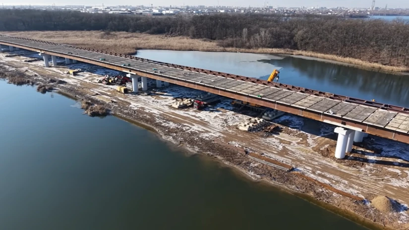 VIDEO Autostrada Bucureștiului A0: Cum arată lucrările la lotul 4 Glina - Pantelimon, pe care UMB ar putea să-l finalizeze anul viitor