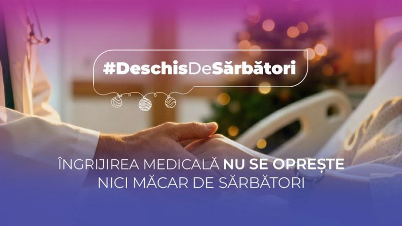 Sănătatea nu intră în vacanță: în spitalul de recuperare din Orașul Medical, îngrijirea medicală continuă și de sărbători