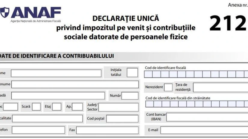 Asigurarea la sănătate a oamenilor fără venituri fiscalizate costă 2.430 de lei în 2026 şi e opţională. Vor plăti 608 lei la momentul asigurării. Model de completare a declaraţiei unice
