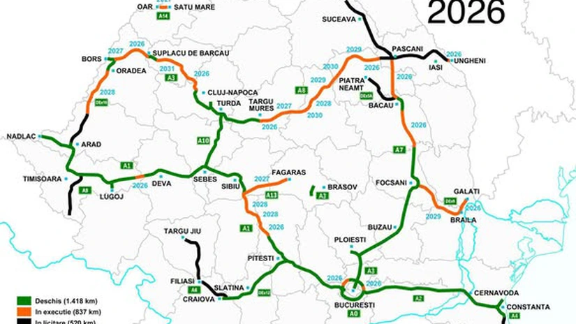România va depăși borna de 1650 de kilometri autostradă și drum expres în trafic în 2026 - secretar de stat