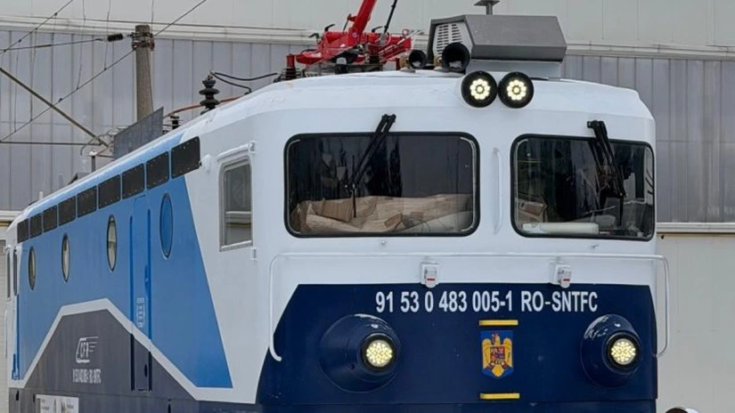 A cincea locomotivă electrică modernizată la Brașov prin PNRR, gata să intre în teste