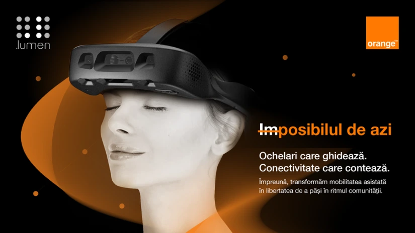 Start-up-ul românesc .lumen și Orange Romania încheie un parteneriat pentru susținerea deplasării independente a persoanelor cu deficiențe de vedere