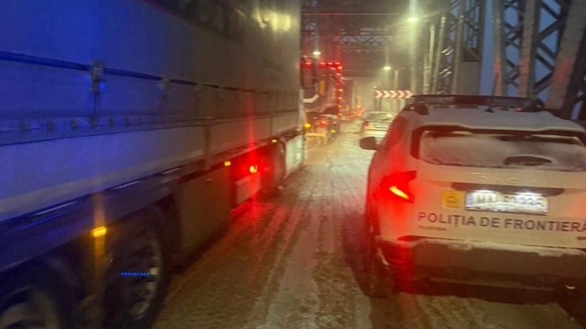 Restricții de circulație impuse în zona orașului bulgar Ruse. Camionele sunt oprite la ieșirea din localitate