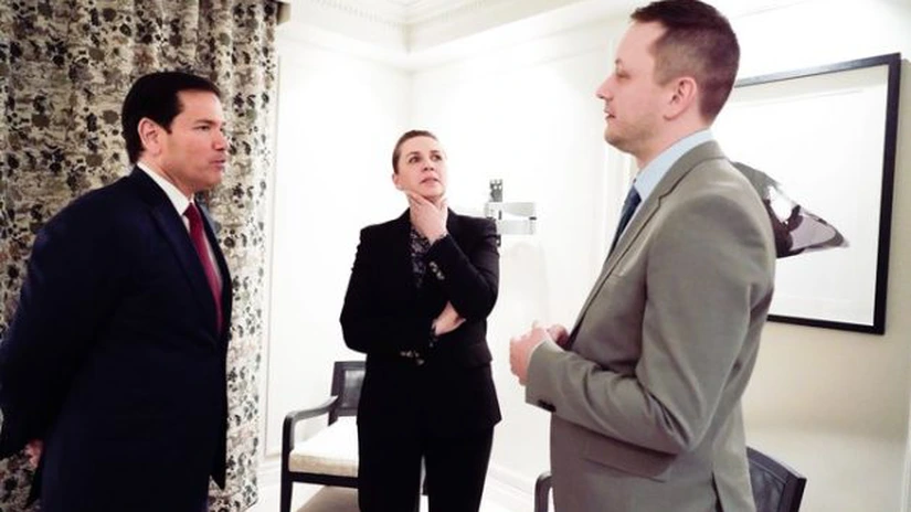Marco Rubio s-a întâlnit la Munchen cu premierul danez Mette Frederiksen și cu cel groenlandez Jens-Frederik Nielsen. Discuția a fost considerată constructivă de partea daneză