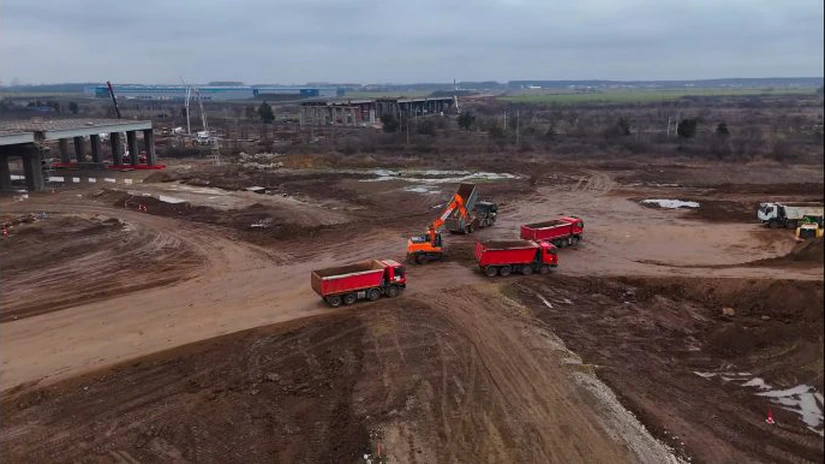 VIDEO Autostrada Bucureștiului A0: Imagini noi cu lotul 1 Nord, ce ar putea fi dat parțial în trafic la primăvară