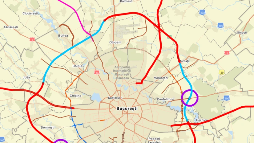 Autostrada Bucureștiului: Când vom circula pe A0 între A2 și DN1? Stadiul detaliat al lucrărilor în punctul fierbinte - pasajul DN3