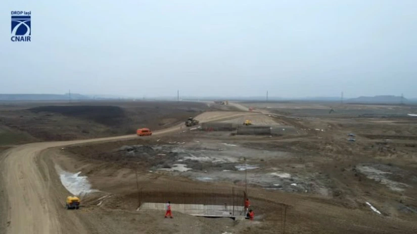 Autostrada A7 Bacău – Pașcani: Imagini noi cu lotul 2 construit de Umbrărescu, ajuns la 39%