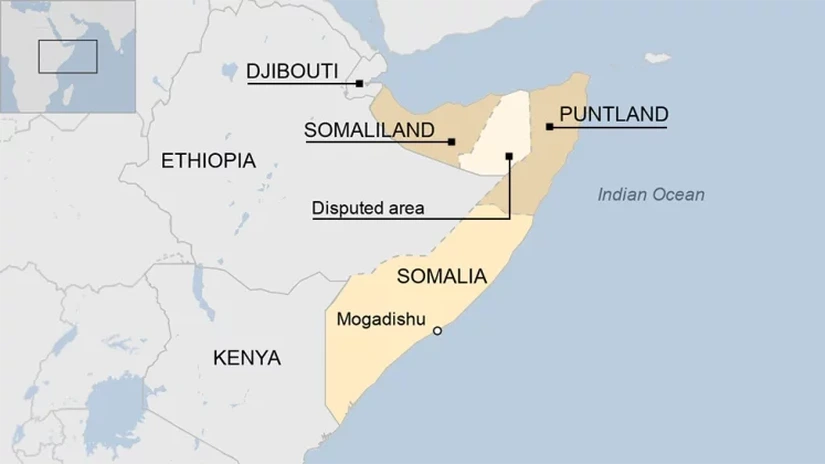 Somaliland, stat recunoscut doar de Israel, încearcă să atragă SUA oferind baze militare şi acces la minereuri