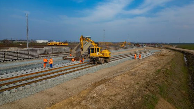 Portul Constanța: Lucrările la infrastructura de cale ferată din stația Valu lui Traian, în curs de finalizare
