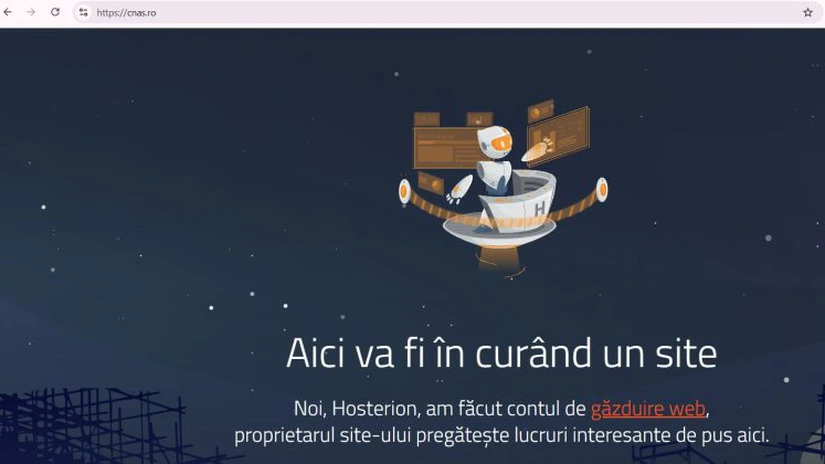 Site-ul CNAS nu funcţionează UPDATE