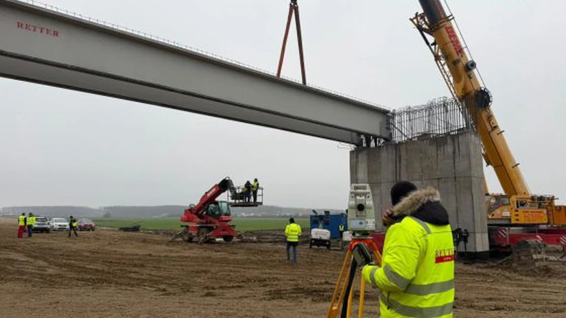 FOTO Super-grinda de aproape 50 de metri, fabricată în România. Autostrada unde ar putea fi folosit noul model