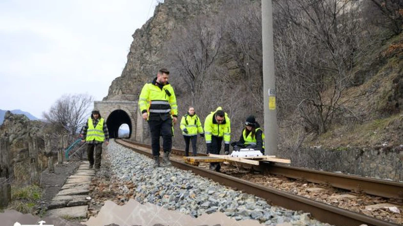 Calea ferată Craiova - Caransebeș: Investigații georadar la podurile și tunelurile de pe lotul 4, înainte de reabilitare